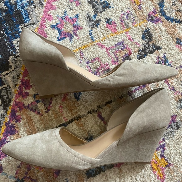 Franco Sarto Leather Wedge Pump - Picture 2 of 6